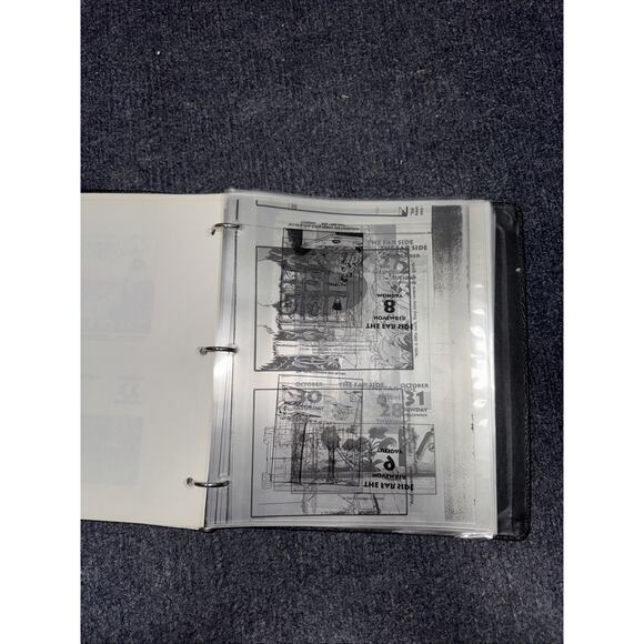 The Far Side Cartoons Binder Full Of Transparencies One Of A Kind Homemade - Picture 2 of 6